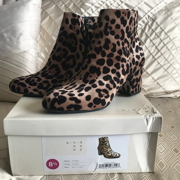 a new day leopard boots
